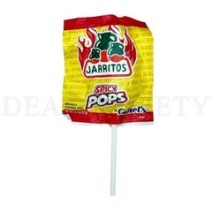 Jarritos Spicy Lollipops 8oz Mexican Chili Hot Sweet Candy Treats Lot of 4