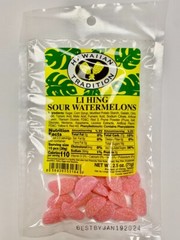 Hawaii UNIQUE FLAVOR Li Hing Sour Watermelons 2.5oz