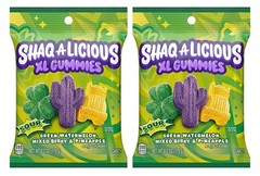 Shaq A Licious XL Gummies Sour Chewy Candy 2 Pack