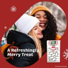 Tic Tac Naughty or Nice Candy Cane Mints Hard Peppermint Mints 4 pack