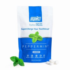 Epic 100% Xylitol Mints Peppermint – Sugar Free, Aspartame Free, 1000 Ct