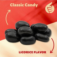 Black Licorice Jelly Beans | 2-Pound Pack | Candy | Jelly…