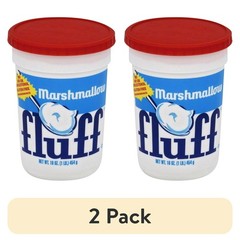 NEW Marshmallow Fluff spread Gluten Free Fat Free 16 oz Tub 2 Pack FREE SHIPPING