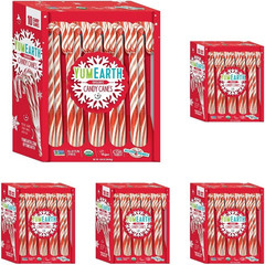 Yumearth Organic Candy Canes – Individually Wrapped Full Size Peppermint Candy C