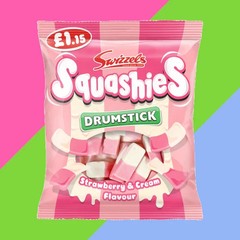 Squashies – Pick Your Flavor Drumstick Chewy Foam Candy Duo flavors Choos UK