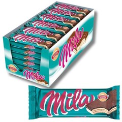 MILA – European Czech & Slovak Wafers Milk Cream with Chocolate BOX-QTY 36pcs