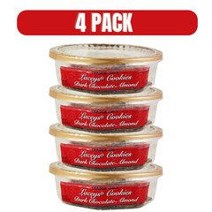 Trader Joe’s Laceys Cookies Dark Chocolate Almond 4 Pack Crispy Thin