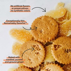 9Oz Triple Ginger Cookies Thin Cookies Big Flavor Real Ingredients Since 1930
