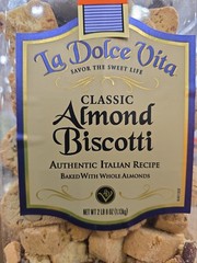 La Dolce Vita Classic Almond Biscotti Authentic Italian 2lb 8oz