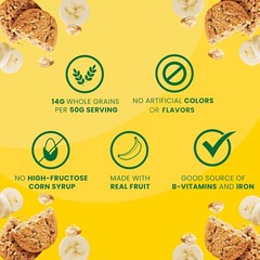 Wholesome Banana Bread Biscuits, 30-Pack, Cholesterol-Free