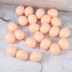 Egg Shaped Imitation Eggs Khaki For Painters Graffiti 30Pack 1.8×2.2×1.8in