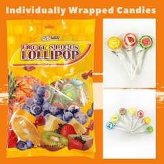 Fruit Slices Candy Hard Candy Bulk 1 lb Bag of Individually Wrapped Small Can…