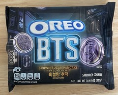 Oreo BTS Limited Edition Brown Sugar Pancake Creme Cookies 10.68 oz FREE TOTE
