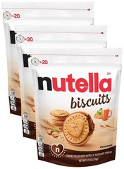 Biscuits Cookies Filled W/ Hazelnut Spread Sweet Snack Pack 9.7 oz