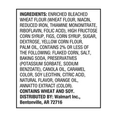 Great Value Fig Bars, Family Size, 32 oz