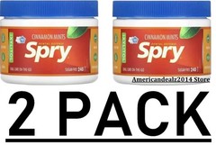 4 PACK – Xlear Spry Cinnamon Mints – Sugar Free 240 Ct Each EXP: 2027