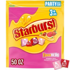 STARBURST Fruit Chews Candy – FaveREDS 50 Ounce (Pack of 1), Red