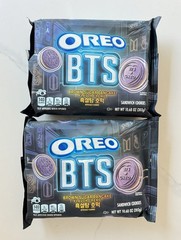 2 x Limited Edition BTS Oreo Brown Sugar Pancake Hotteok Flavored Cream Cookies