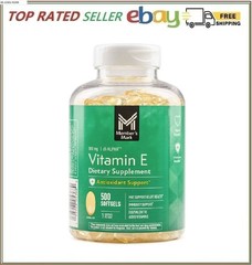 Member’s Mark Vitamin E Softgels, 180 mg, 500 ct.