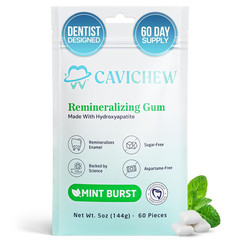 Remineralizing Gum with Nano Hydroxyapatite and Xylitol. Sugar Free, Aspartame F