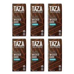 Taza Chocolate Organic Amaze Bar 95% Stone 6 Count (Pack of 1),