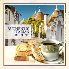 La Dolce Vita Almond Biscotti – 2 Tubs – 34Oz of Biscotti Italian Cookies – Ital