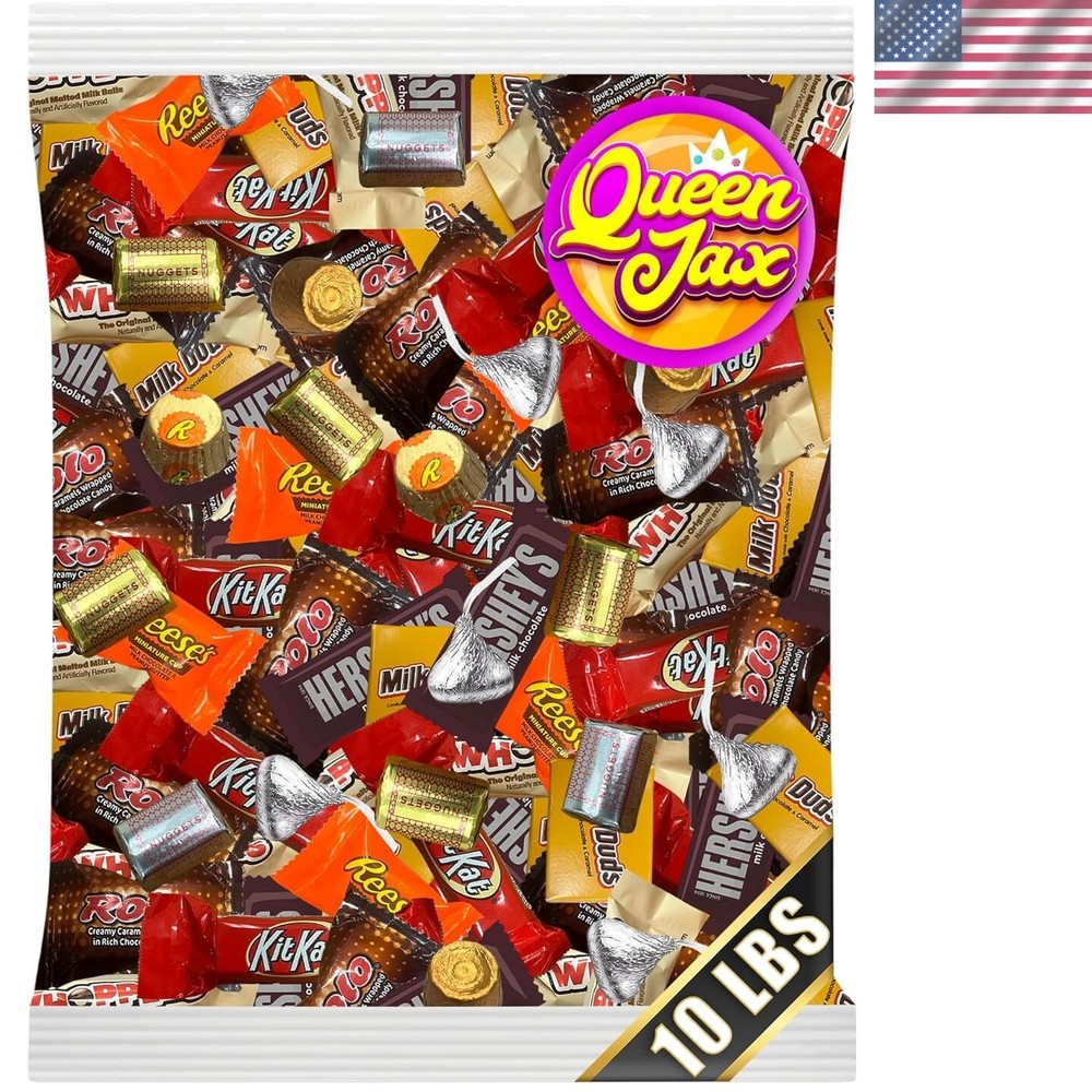 10 lb Assorted Chocolate Candy Variety Pack – Perfect for Holiday Gatherings