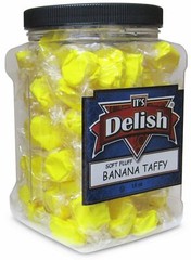 Gourmet Yellow Banana Soft Taffy Candy Chews by It’s Delish – Jumbo Reusable…