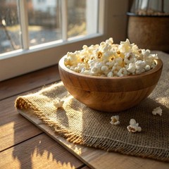 Low-Calorie Baby White Popcorn Kernels – 2 lb Bag, Perfect for Healthy Snacking