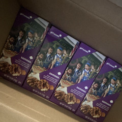 Girl Scouts Samoas Cookies Caramel Coconut Chocolate 7.5 oz Box, 4 Pack