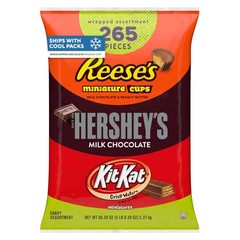 Assorted Milk Chocolate Candy Variety Bag, 265 Pieces