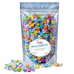 PUNTINI Frutti Tropicali Italian Gourmet Chewy Jujubes, Tropical Fruit Flavor…