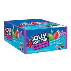 Filled Pops Assorted Fruit Flavored Candy Box, 56 oz 100 Pieces