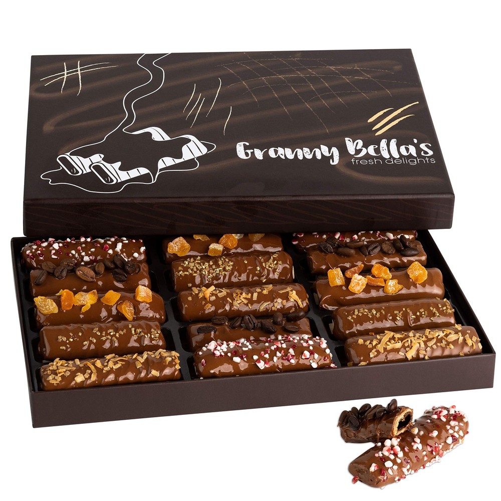 Granny Bellas Easter 15 Chocolate Wafers Gift Baskets, Girlfriend, Boyfriend,…