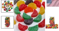 Assorted Fruit Gummy Slices 2lb Bag
