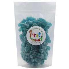 FirstChoiceCandy Sour Mini Gummy Soda Bottles (Blue Raspberry)