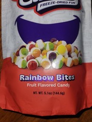 Andersen’s Crazy Candy Freeze Dried Rainbow Bites 5.1oz Flavored Snack Citrus