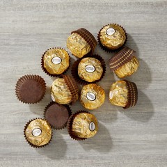 Ferrero Rocher, Milk Chocolate Hazelnut Candy, 21.2 Oz, 48 Count