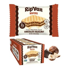 Wafer Cookies with Chocolate Hazelnut Flavor, Low Sugar & Low Calorie
