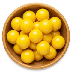 Premium Yellow Banana Flavor Gumballs – Sweet Fruity Chewing Gum Candy – 1lb-5lb
