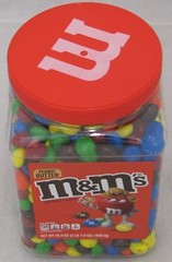 M&Ms Peanut Butter Candy 55 oz Jar M&M’s M & M Chocolate Candies Tub Bulk 3.43LB