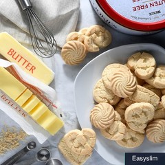 Gluten-Free Sugar-Free Butter Cookies, 36 Count, 11 Ounce, Danish Style