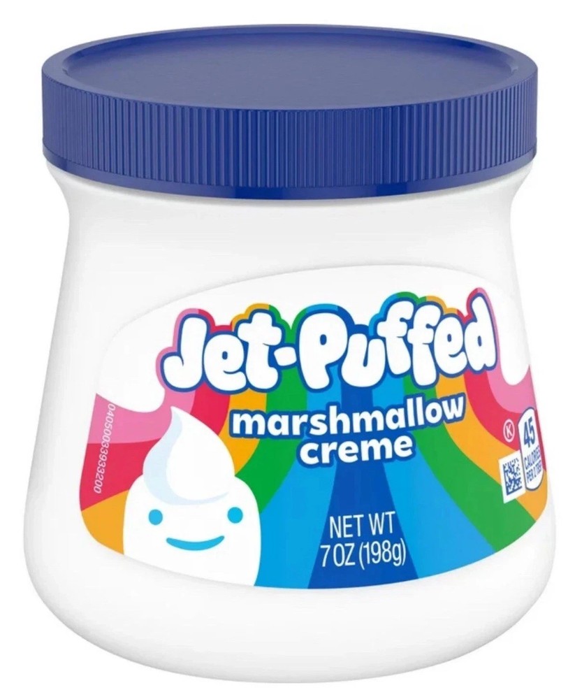 6x Kraft Jet-Puffed Marshmallow Creme Sweet Marshmallows Taste 7 oz Jar – 6 PACK
