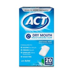 ACT Dry Mouth Moisturizing 1 Count (Pack of 20), No information available
