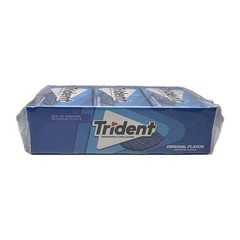 Trident Original Flavor Sugar Free Gum, 12 Packs of 14 Pieces (168 Total Pieces)