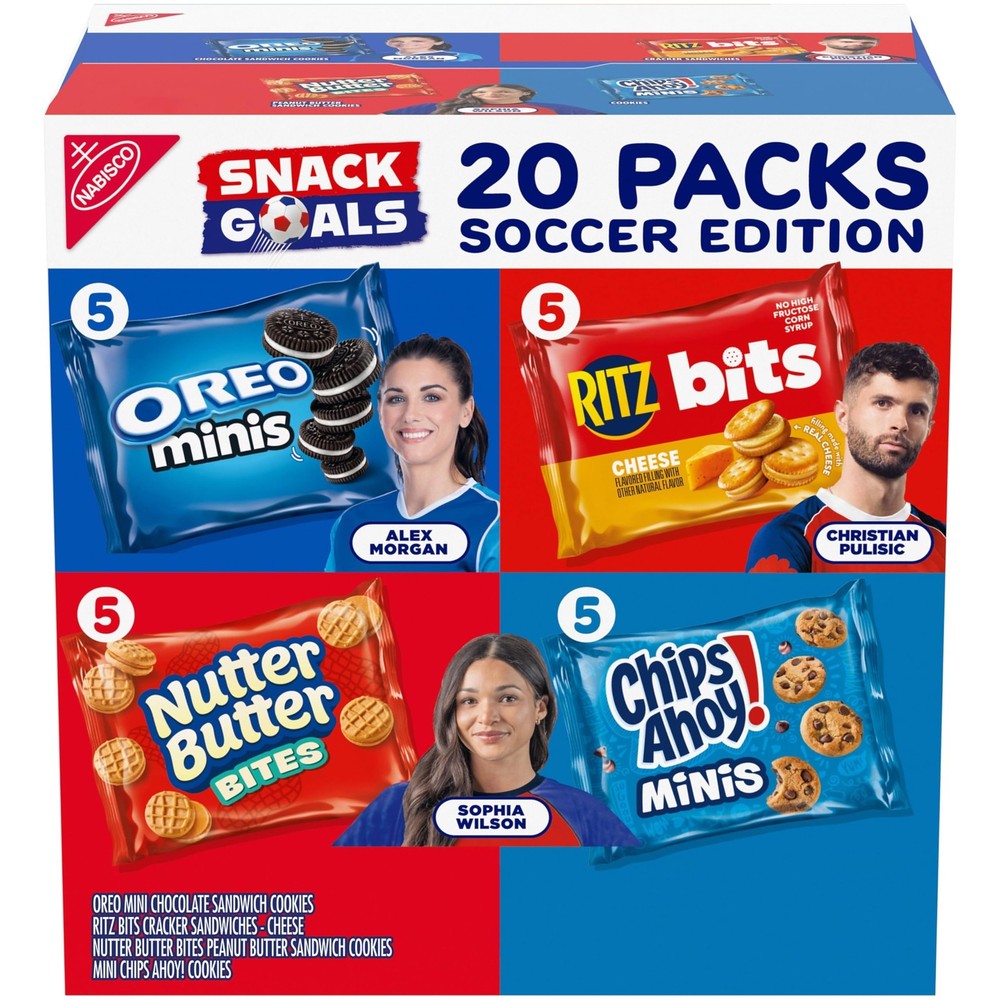 Nabisco Snacks Variety Pack, OREO Minis, Nutter Butter Bites, CHIPS AHOY! M