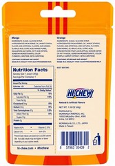Hi-Chew Mango & Orange Japanese Chewy Fruit Candy 1.59 oz (Pack of 12)