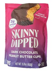2-PACK Skinny Dipped Dark Chocolate Peanut Butter Cups 30 cups 15.9 oz each pack