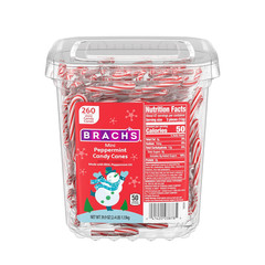 Brach’S Mini Peppermint Candy Canes, Christmas Candy, Stocking Stuffers, Holiday