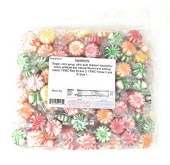 Assorted Fruit Starlight Mints Hard Candy, 2lbs. ~ YANKEETRADERS® ~FREE SHIPPING